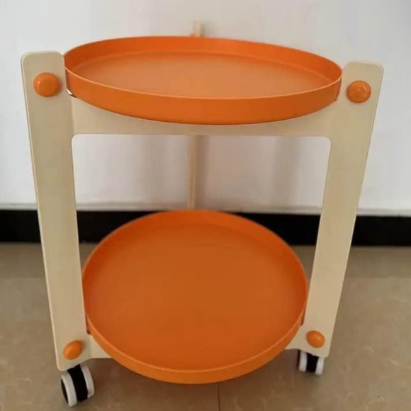 Kastilla space age bar cart rolling side coffee table mcm inspired Art deco vint - Picture 3 of 3